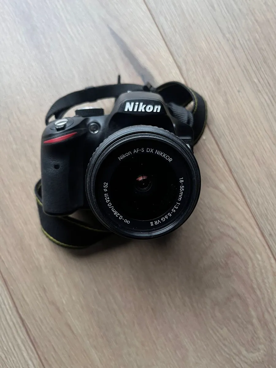 Nikon D3200 with 18-55mm lens - Image 1