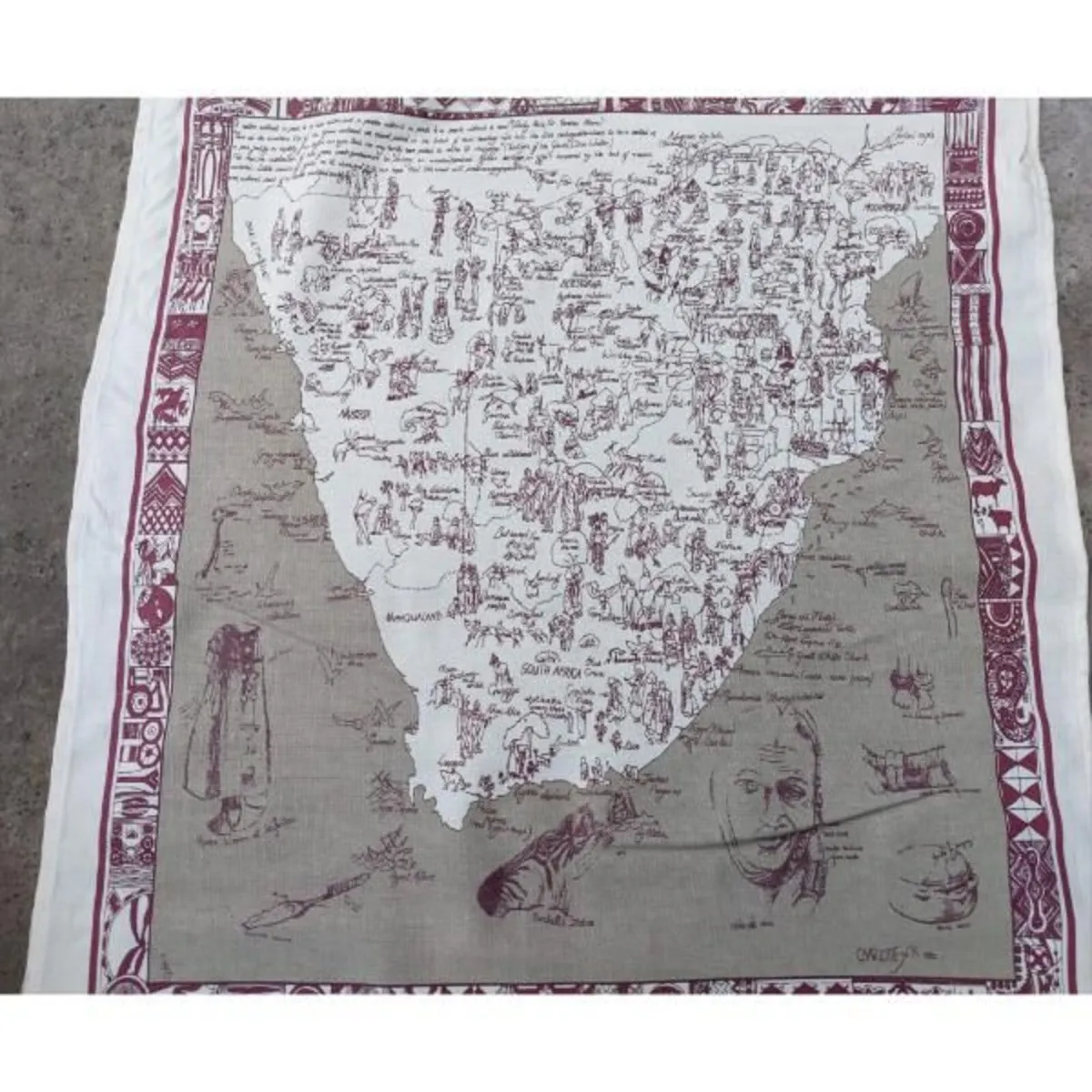 Ethnic map of Southern Africa – 73cm x 53cm – KAS3 - Image 2