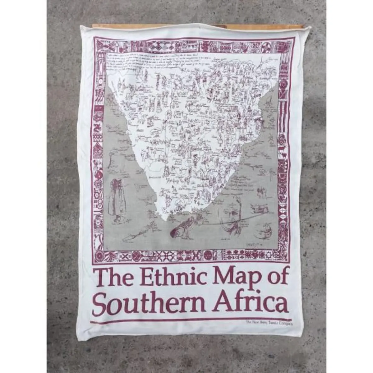 Ethnic map of Southern Africa – 73cm x 53cm – KAS3 - Image 1