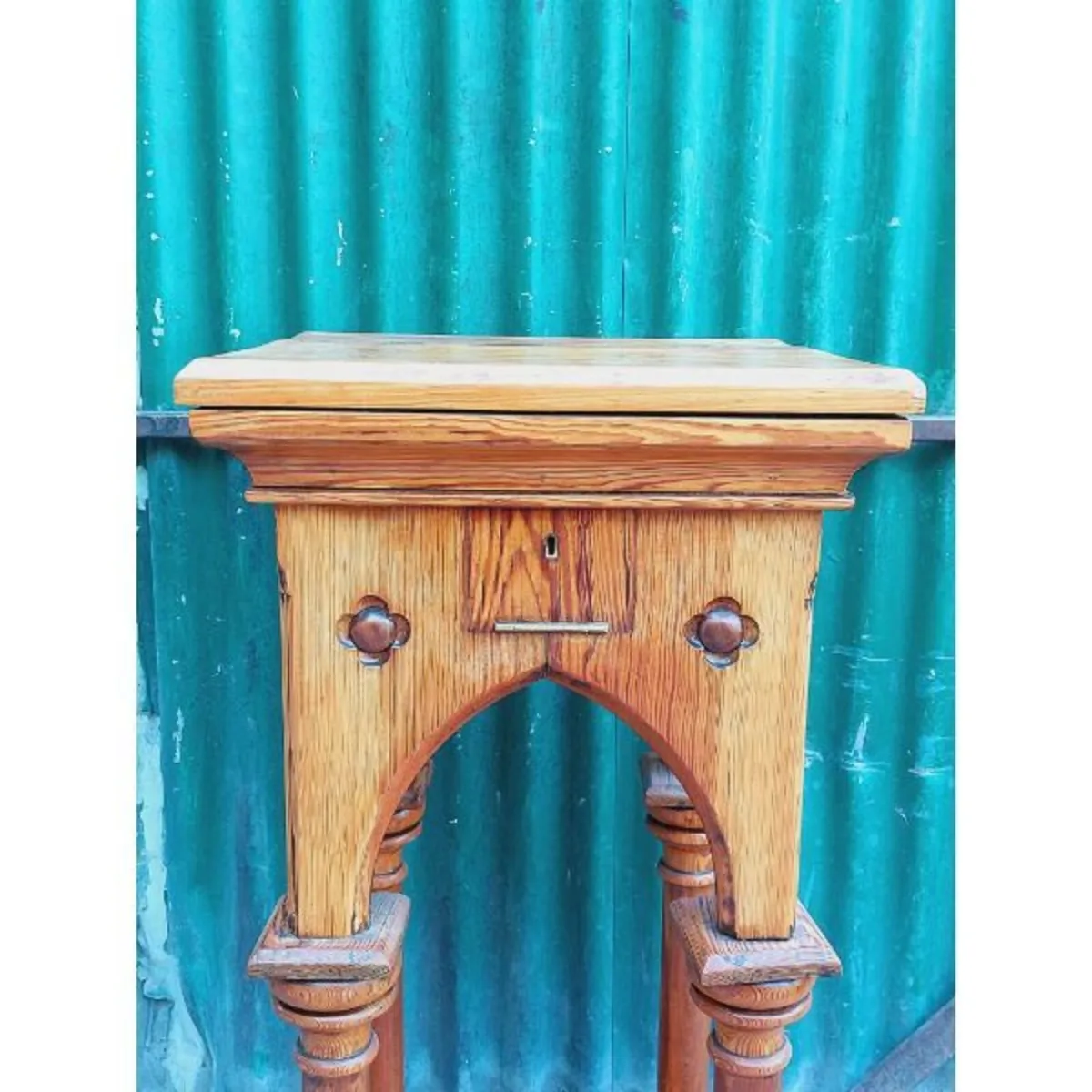 Pitch Pine Plinth-KAS88 - Image 3