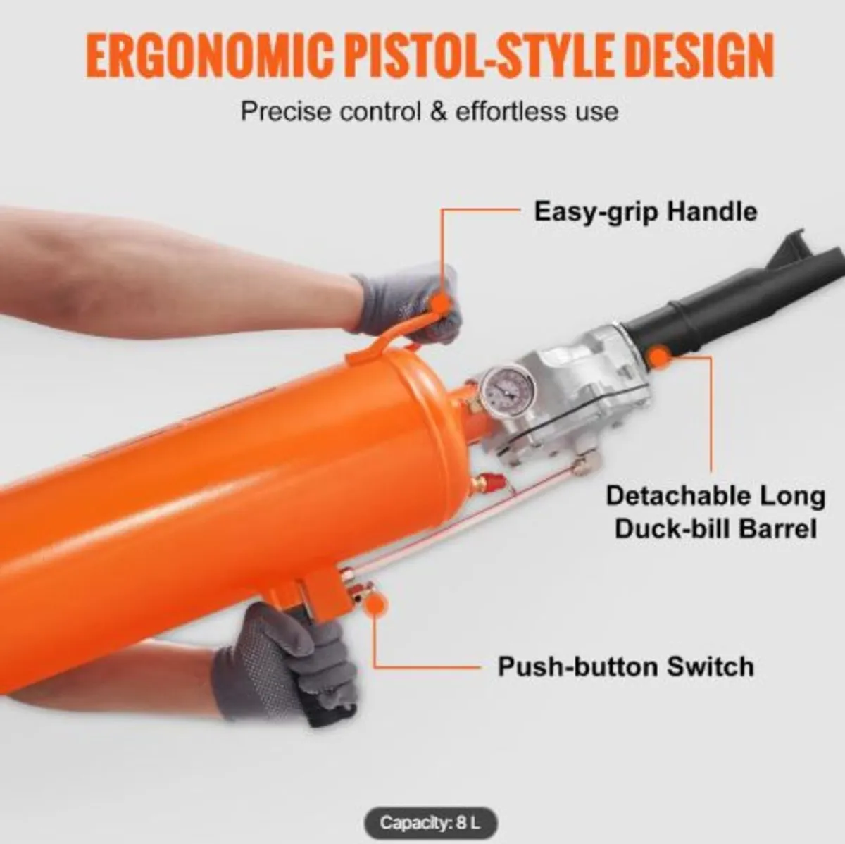 Tire Seater,2.1 Gal/8 L Air Tire Blaster, 120 PSI - Image 3