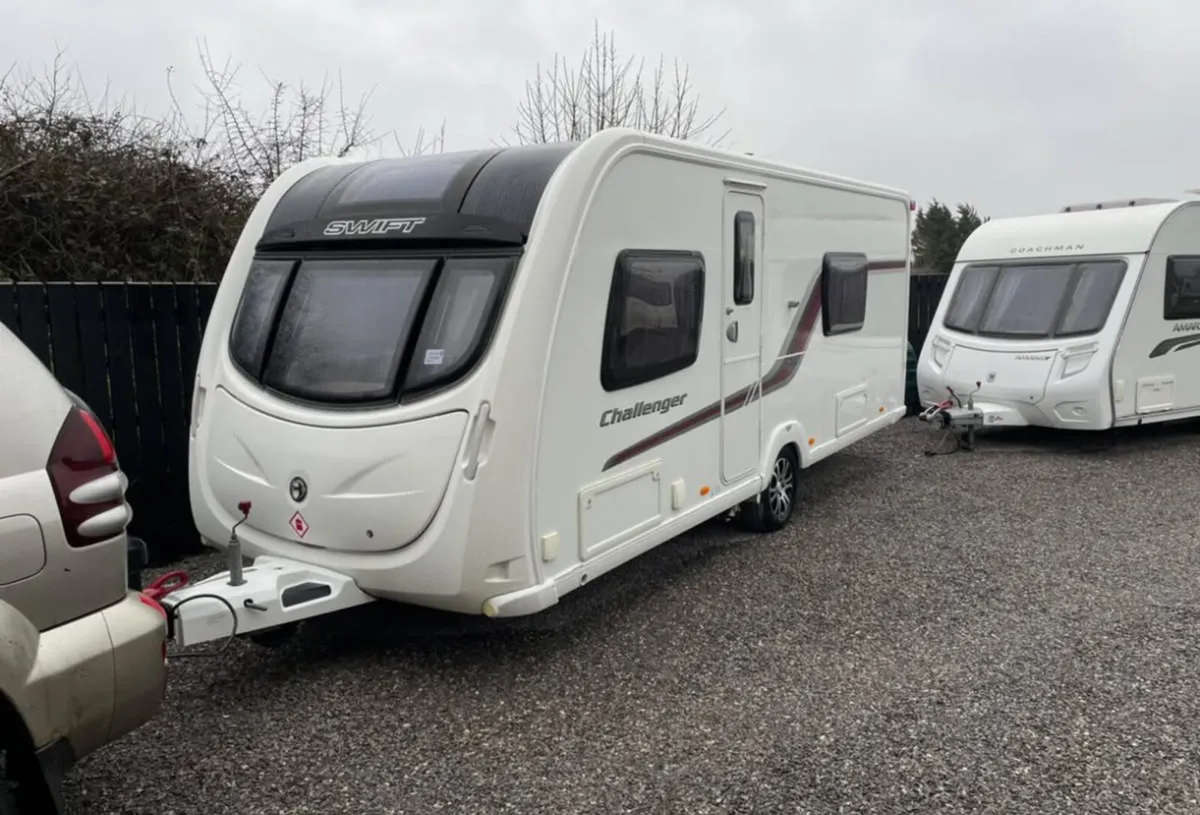 Swift 4 Berth Fixed Bed Caravan For Sale - Image 1
