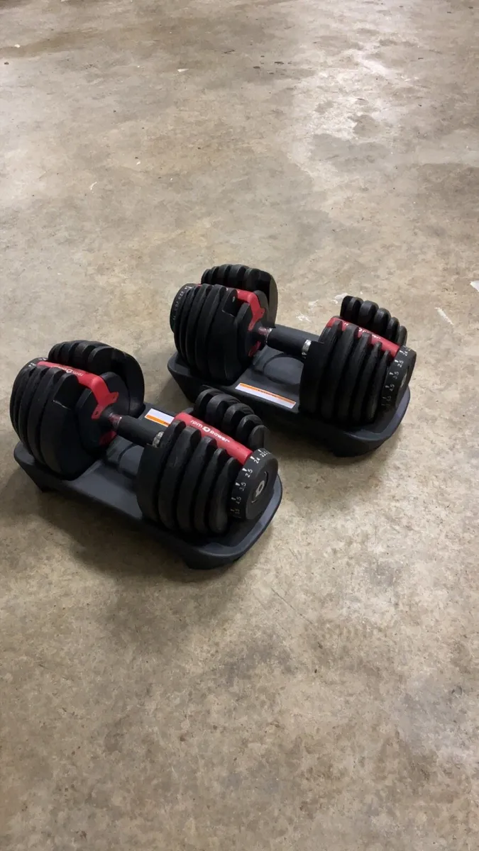 24kg adjustable dumbbells - Image 3