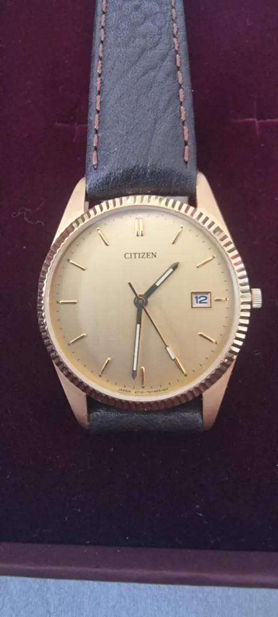 18k gold citizen watch - Image 1
