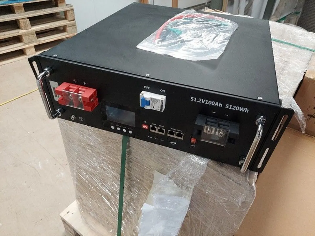 LiFePo4 51.2V 5.12kWh Solar Energy Storage Lithium Battery - Image 1