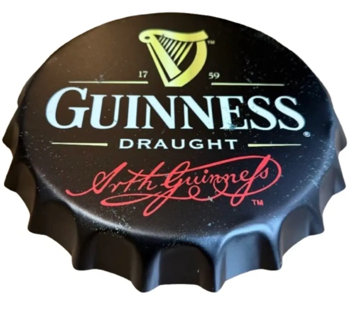 Retro Style Guinness Metal Bottle Top Bar Sign NEW - Image 2