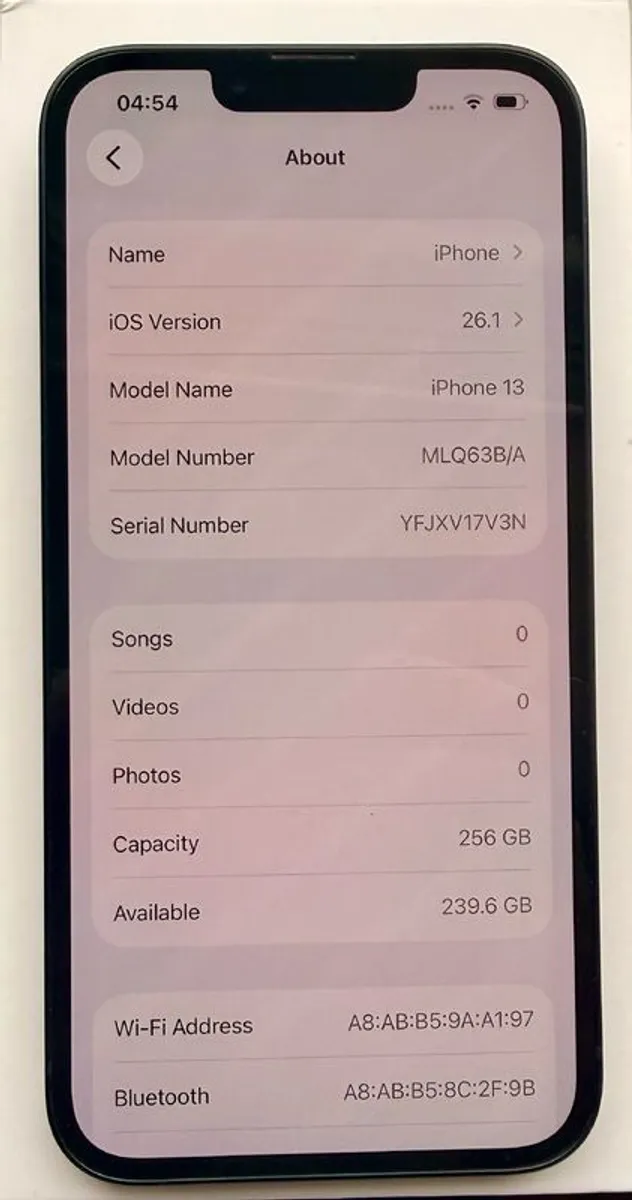 iPhone 13 256g, Midnight - Image 3