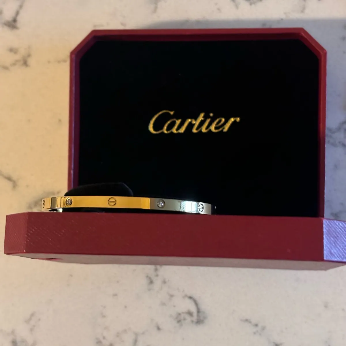 Cartier gold bangle - Image 1