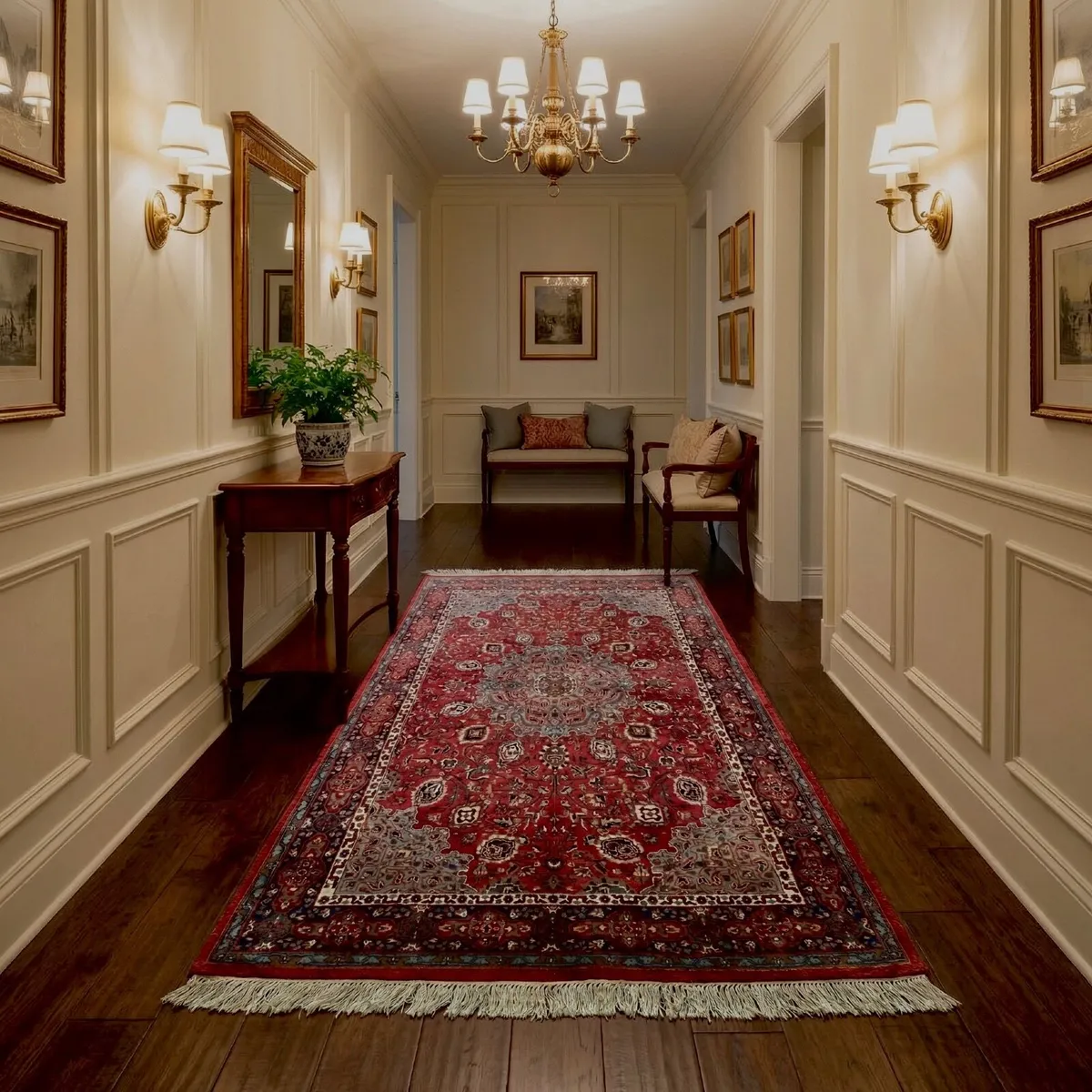 Nice hand knotted carpet - Image 1