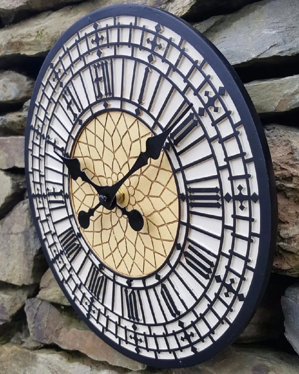 Outdoor Garden Clock 12" Clock Big Ben NEW - Image 3
