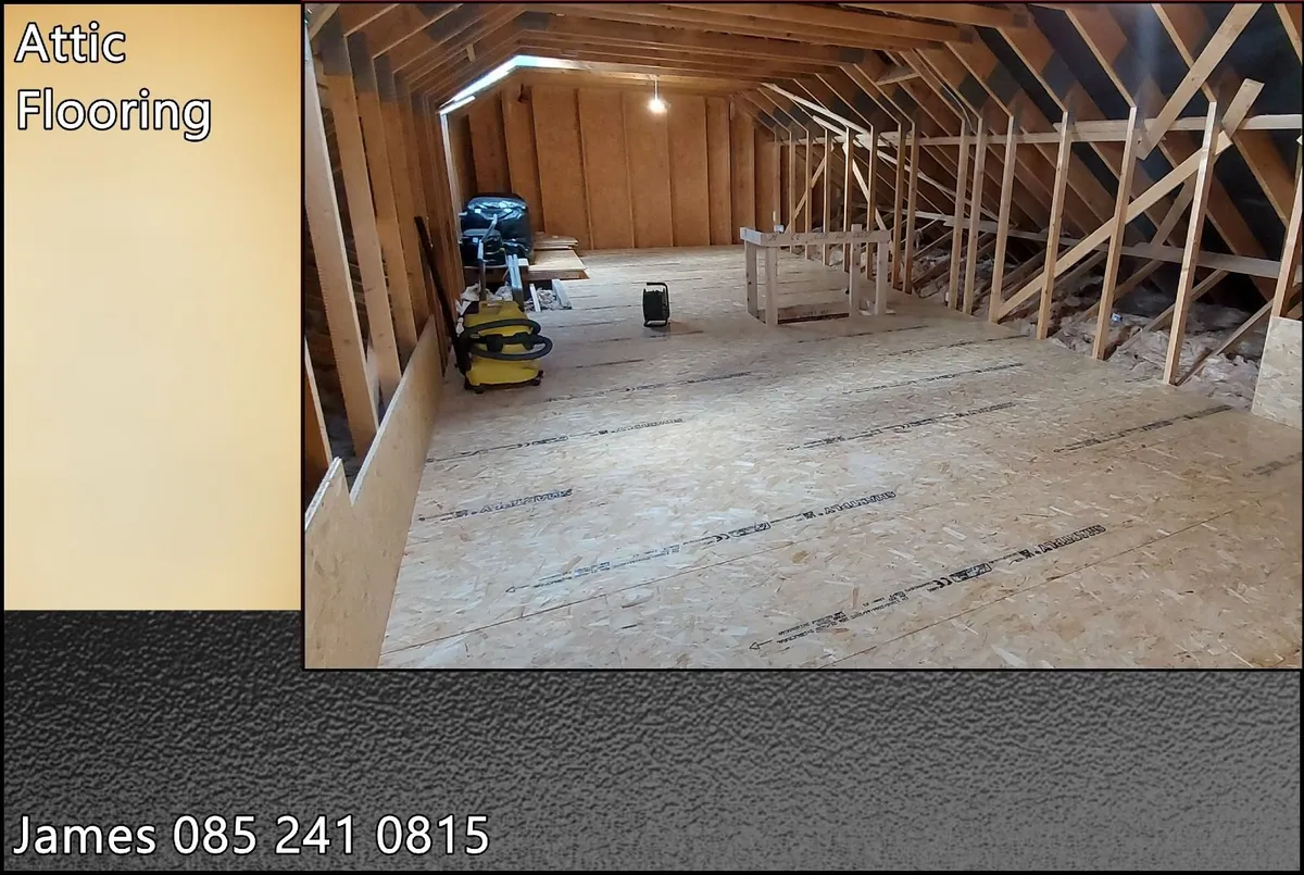 Attic Floor Installation - Image 1