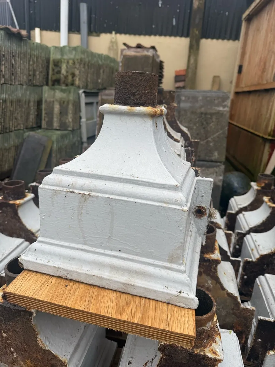 Quantity of original cast iron hoppers - Image 3