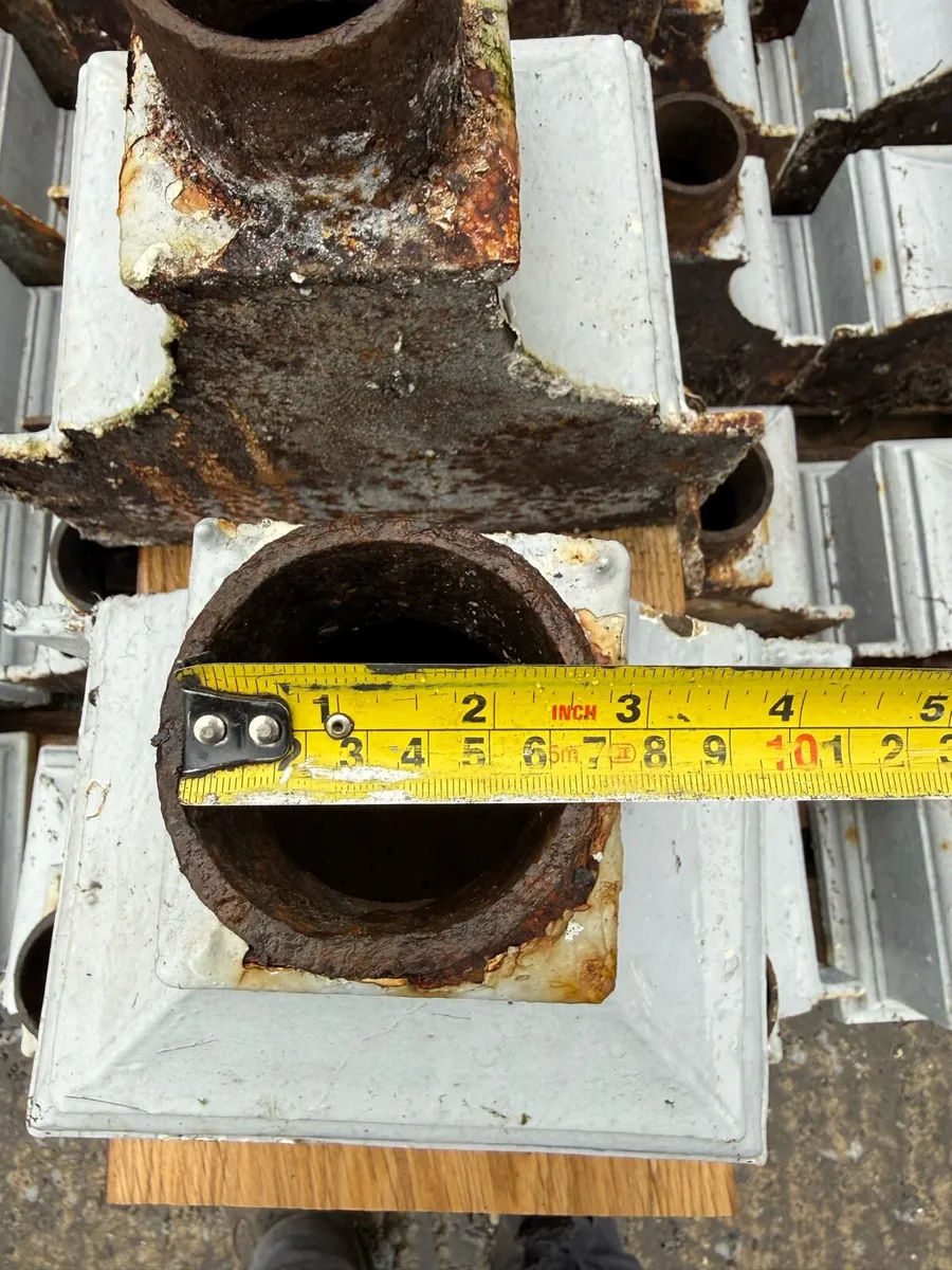 Quantity of original cast iron hoppers - Image 4