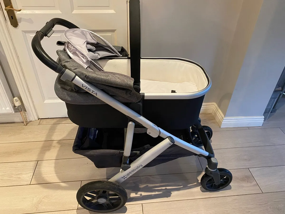 Uppababy Vista Stroller + Graco Kids Booster Seat - Image 4