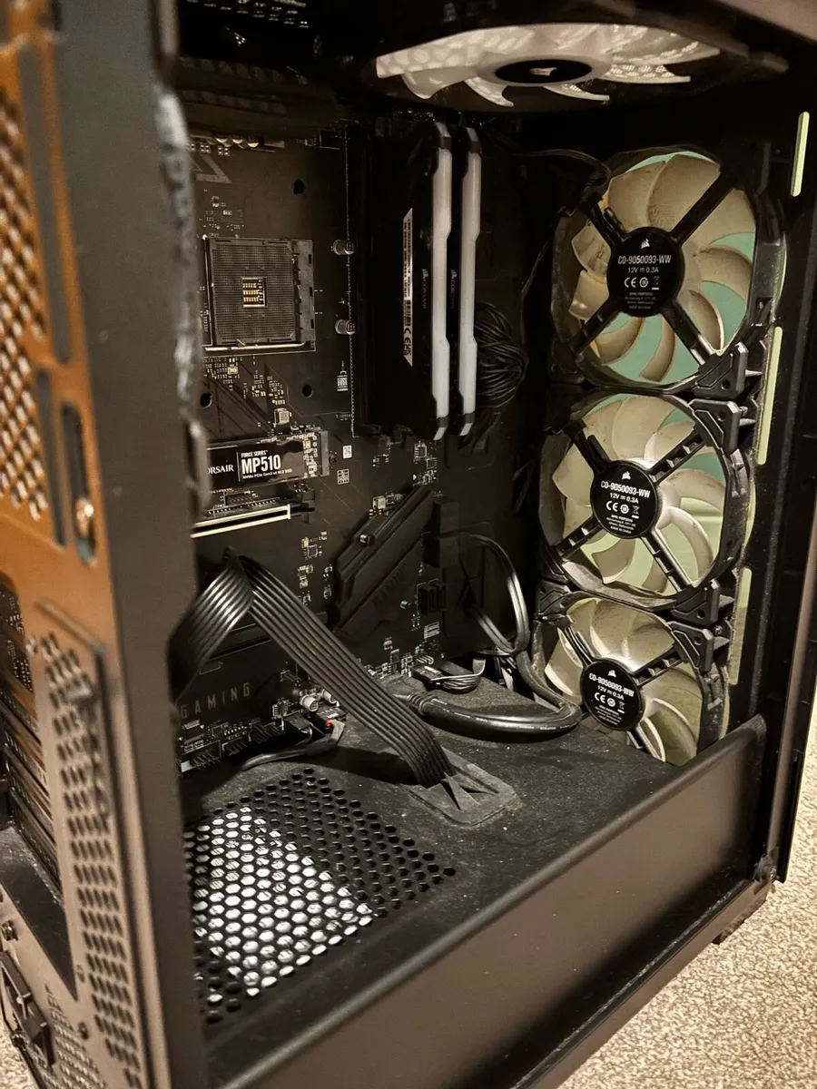 Gaming PC Skeleton: MSI B550,16gb ram, PSU/Case - Image 1