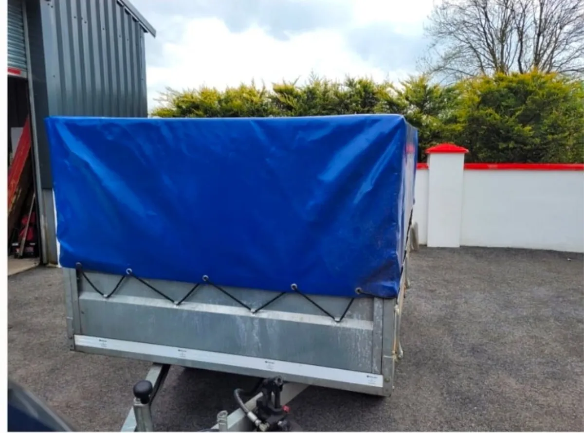 Twin axel hand pump tipper trailer - Image 3