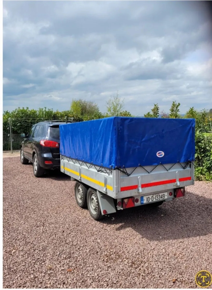 Twin axel hand pump tipper trailer - Image 4