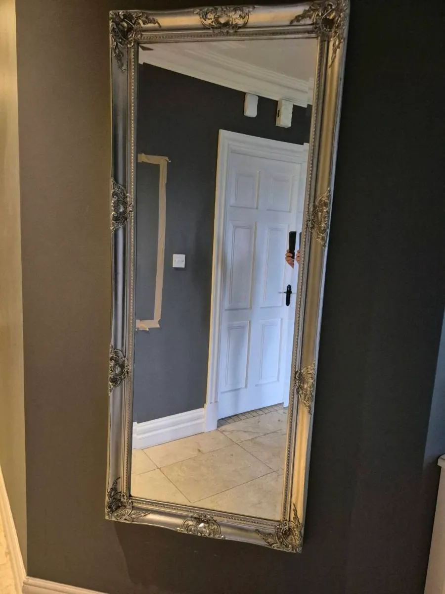 Kingsbury Silver Mirror - Image 1