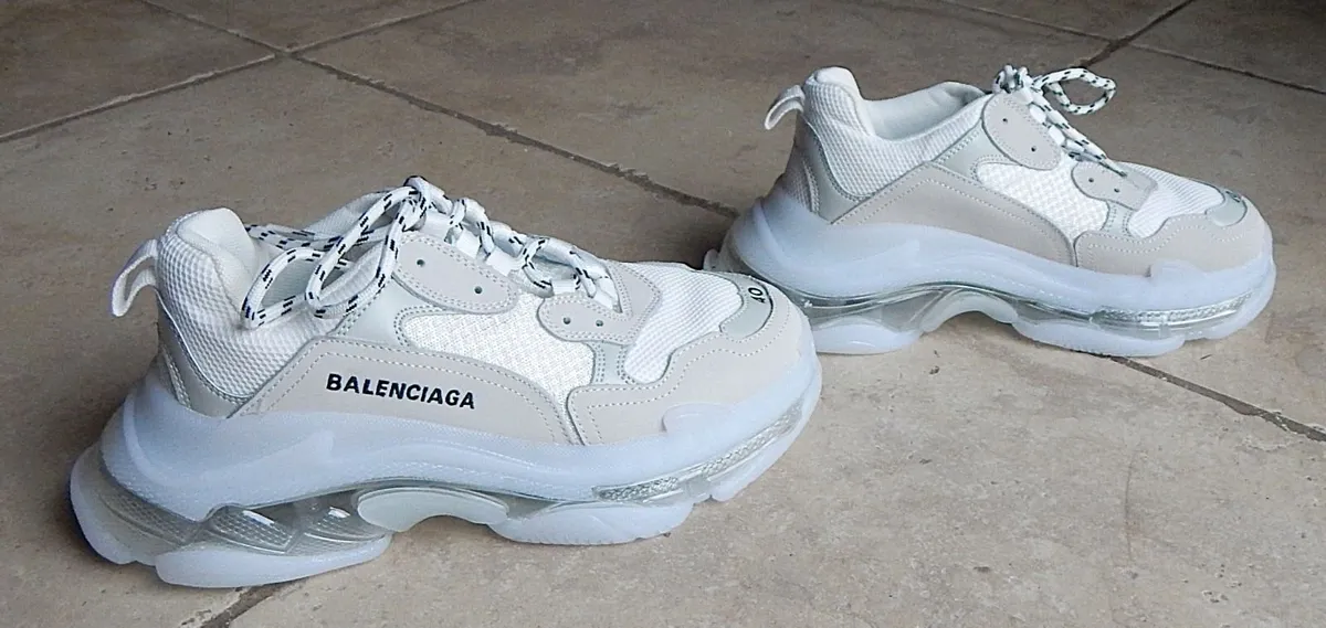 Pair of Balenciaga Triple S Sneakers, Size 40, New - Image 2