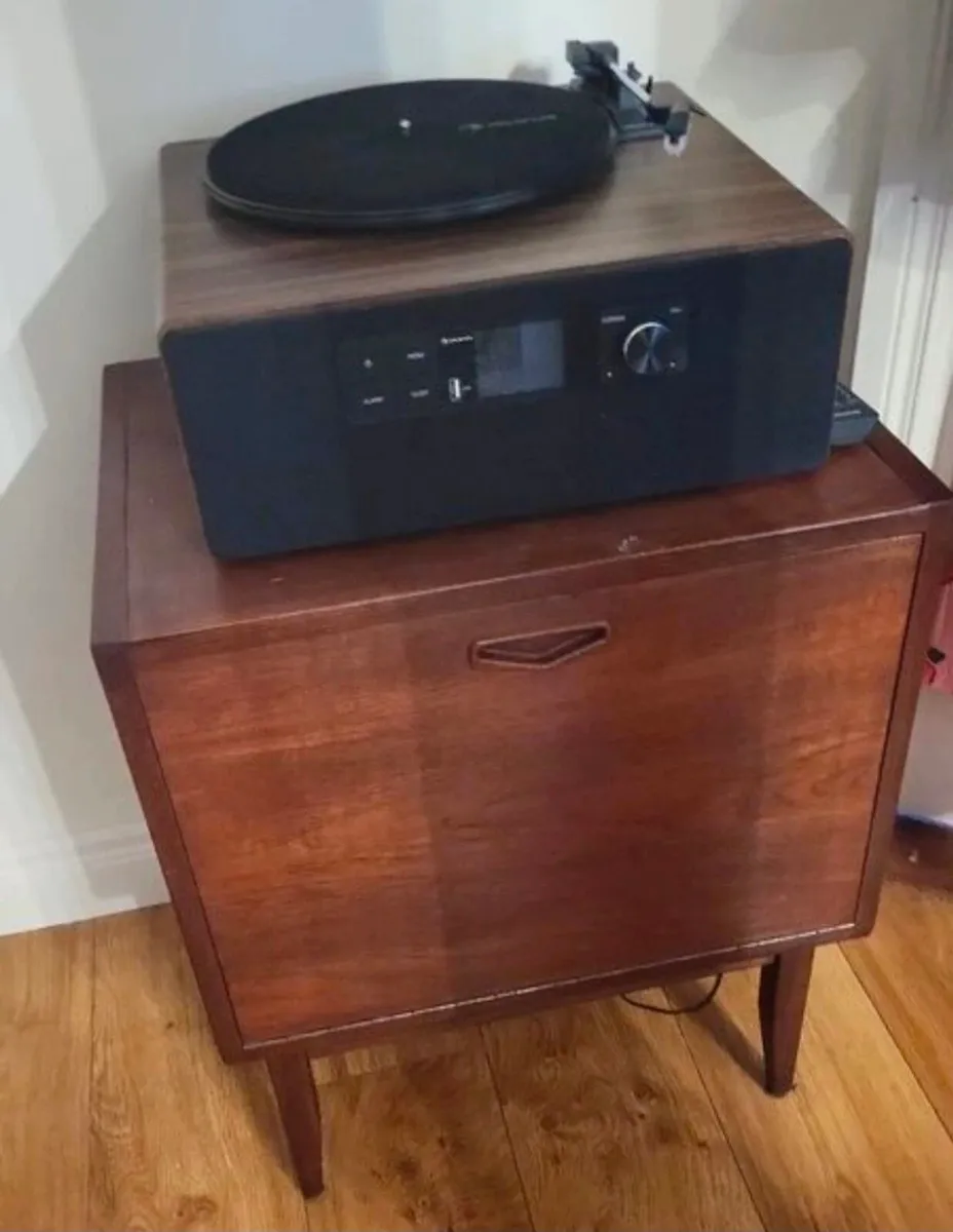 Vintage Record Cabinet - Image 1