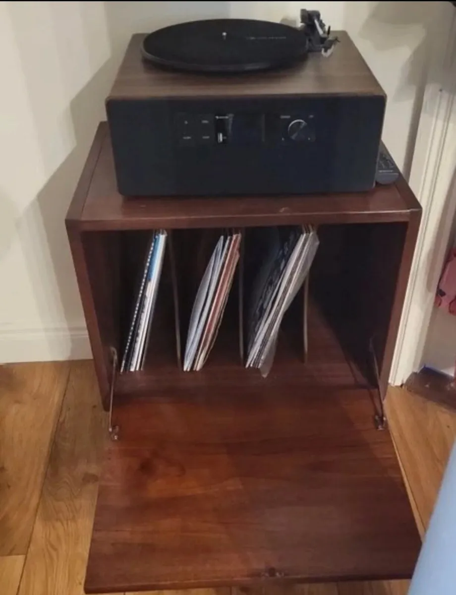 Vintage Record Cabinet - Image 2