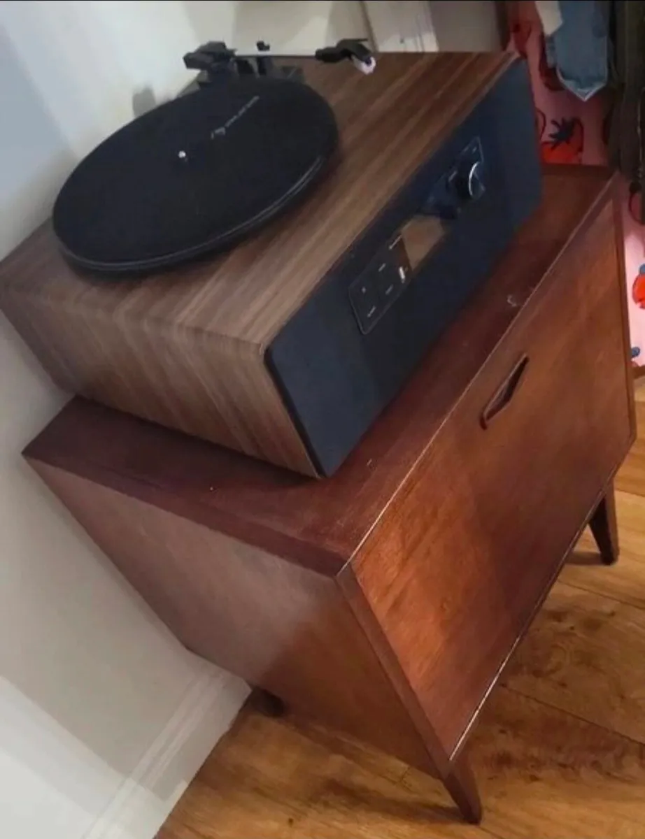 Vintage Record Cabinet - Image 3