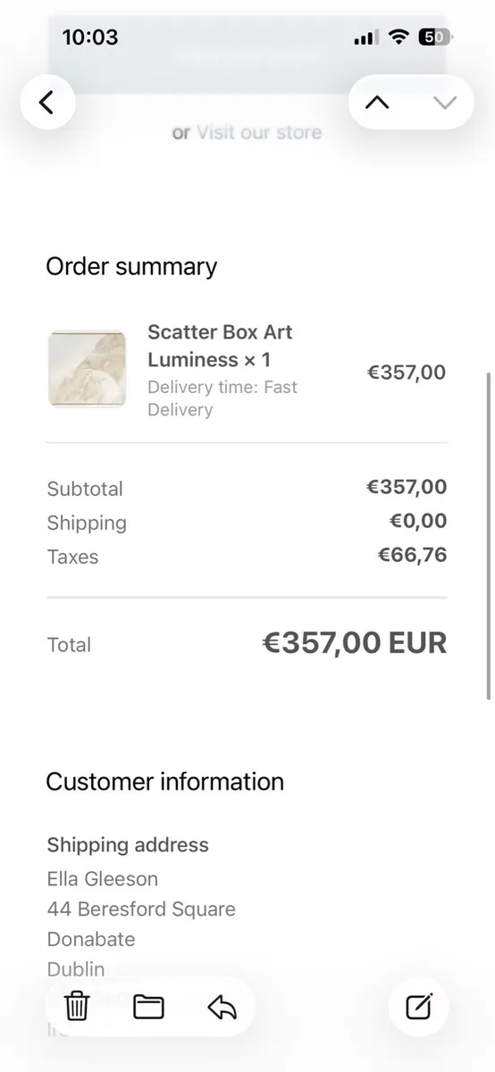 Art—-  Scatterbox Luminess 152X102x4cm Natural - Image 3