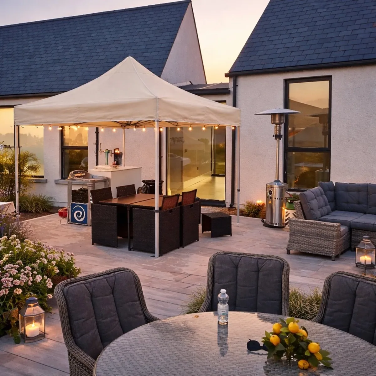 3x3m  Pop UP Gazebo Alu50Hex PRO Industrial - Image 1