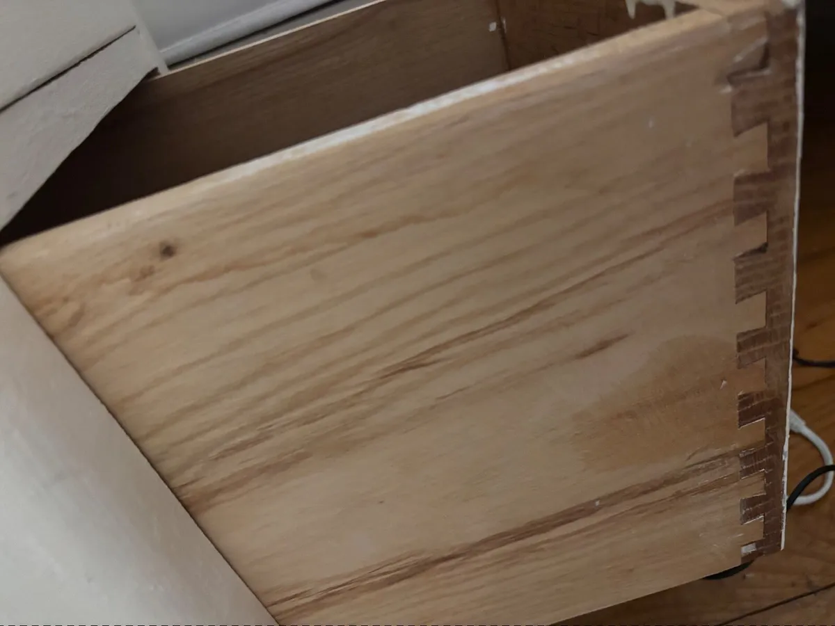 Vintage solid wood lockers - Image 4