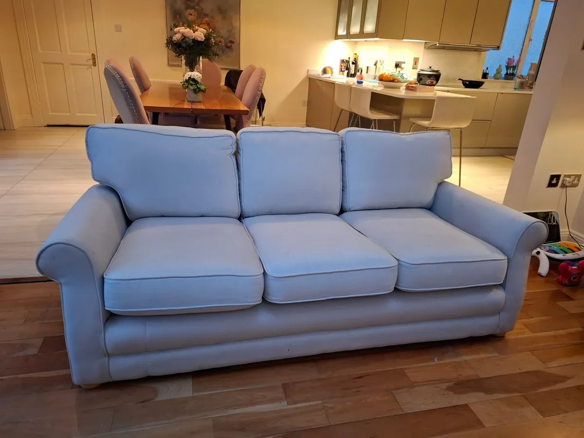 Cream 3 seater Couch - Image 1