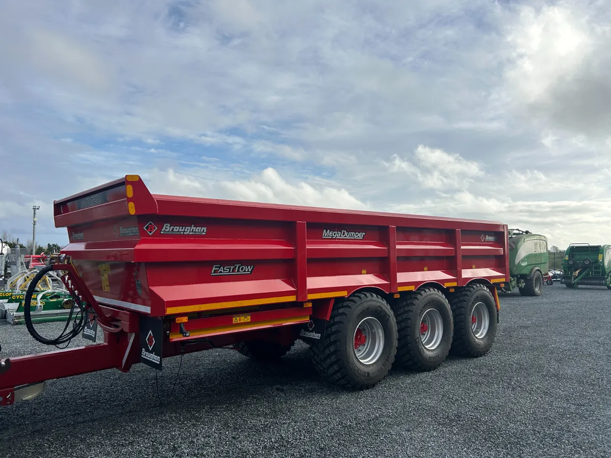Broughan 26 Ton Tri Axle Dump Trailer - Image 1