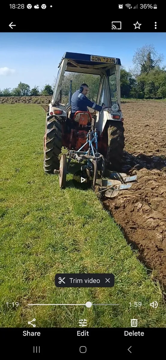 Vintage plough - Image 1
