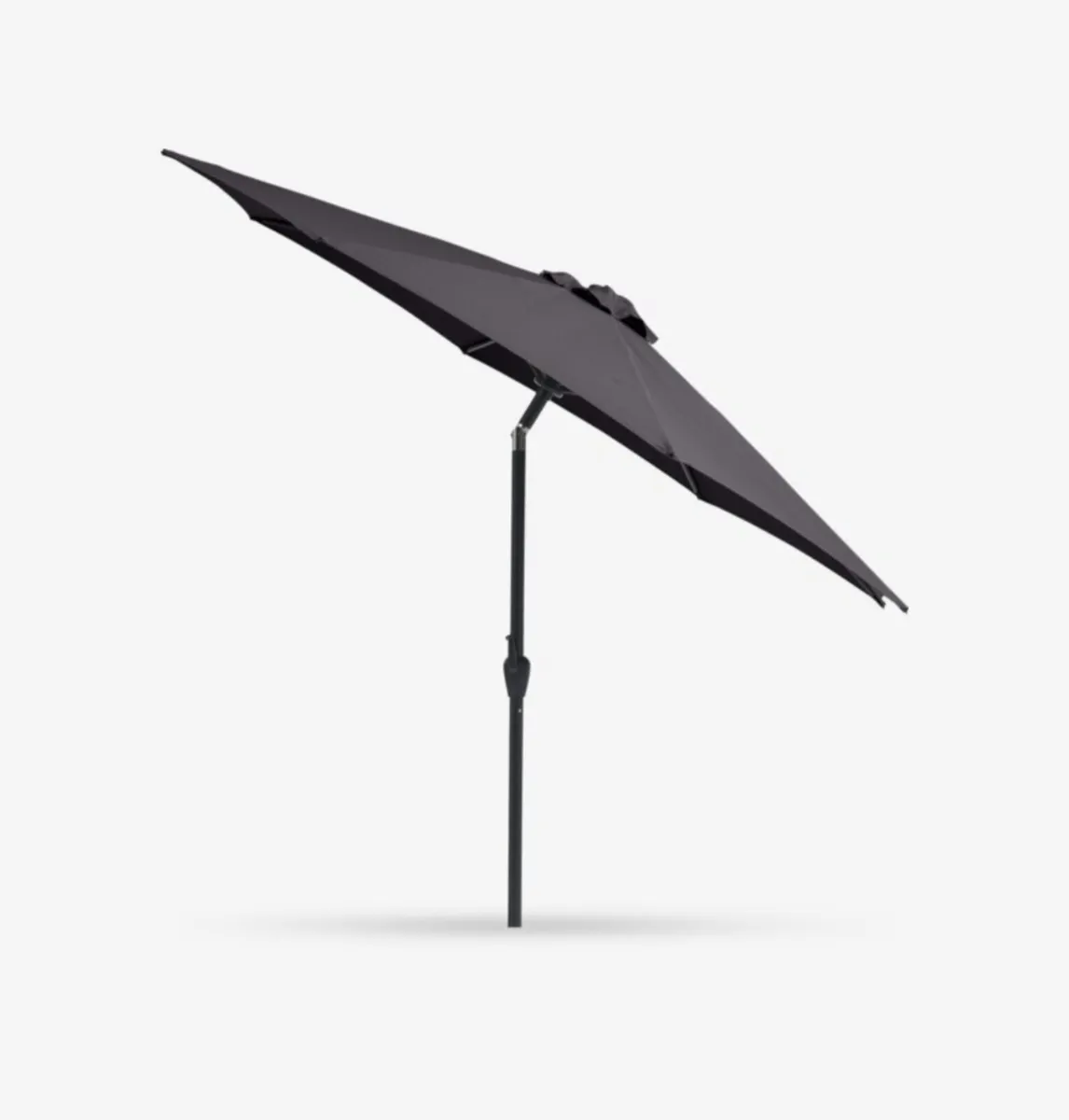 Garden parasol Navy with stand - Image 2
