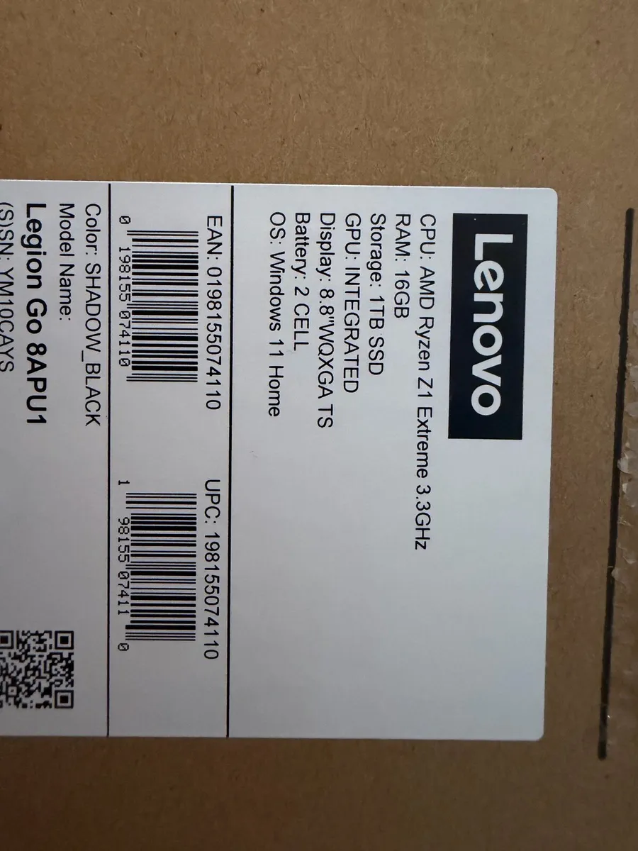 Console Lenovo legion go , 1tb - Image 2