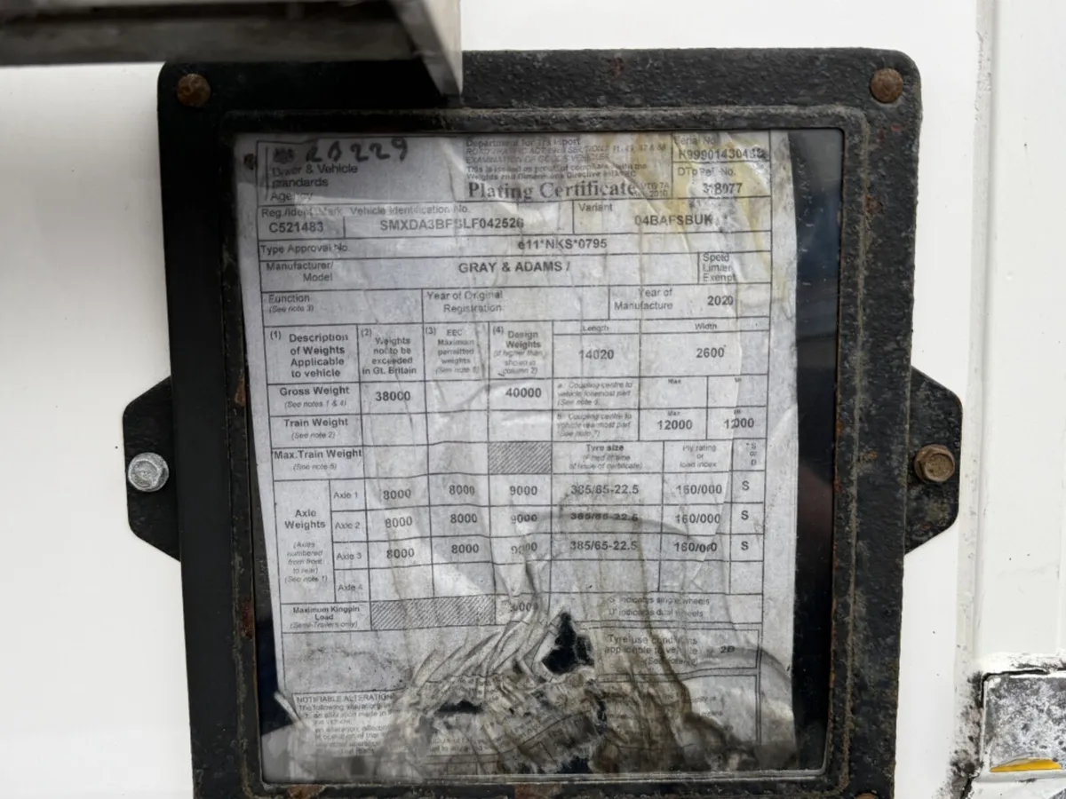 2020 GRAY & ADAMS TWIN TEMP FRIDGE - Image 4