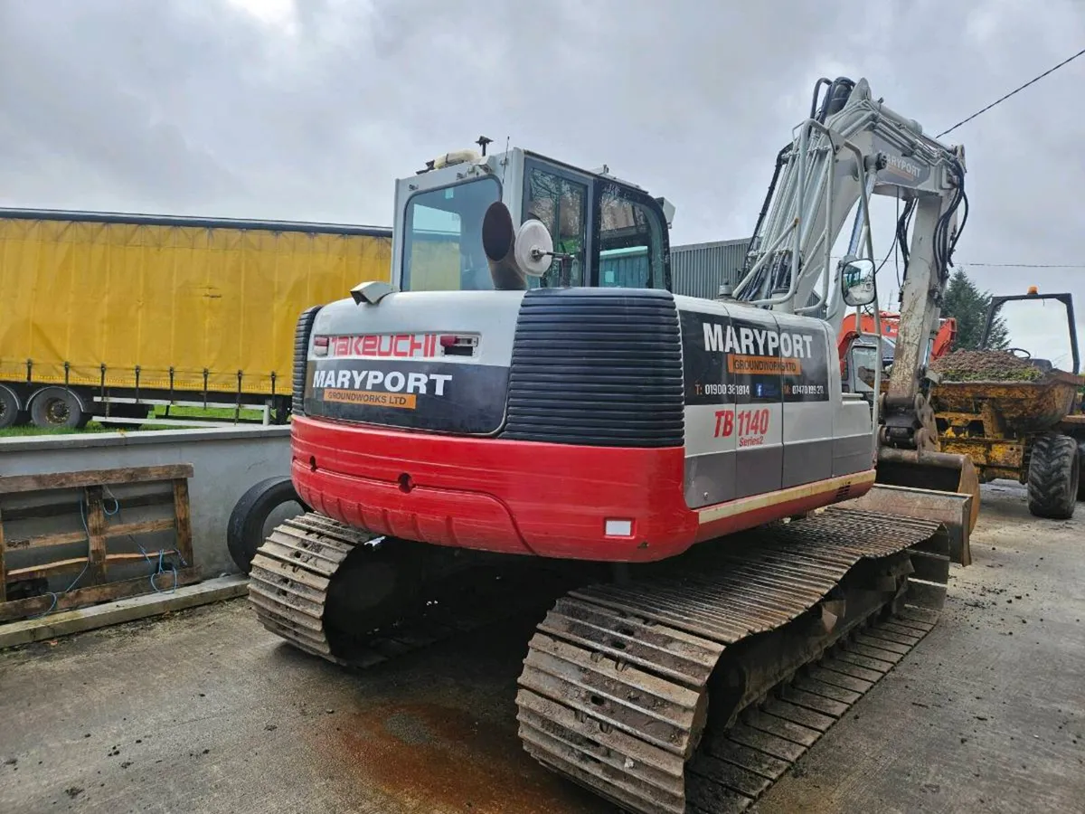 Takeuchi TB1140 front mount boom 2015 - Image 2