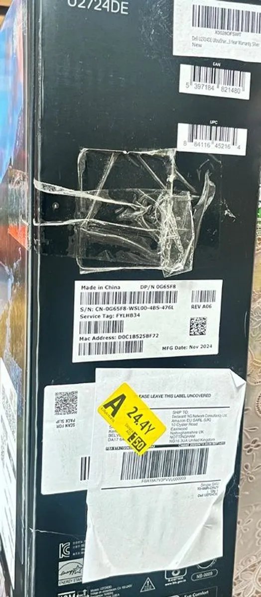 Dell U2724DE UltraSharp Thunderbolt 27 Inch QHD (2560x1440) Monitor - Image 3