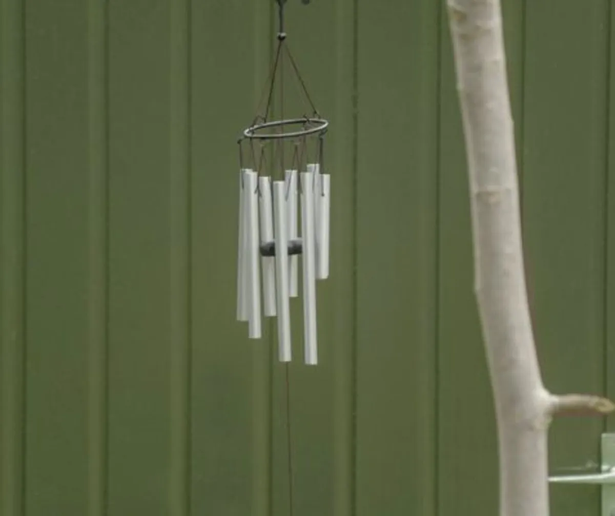 Wind chime black, bird - Image 1