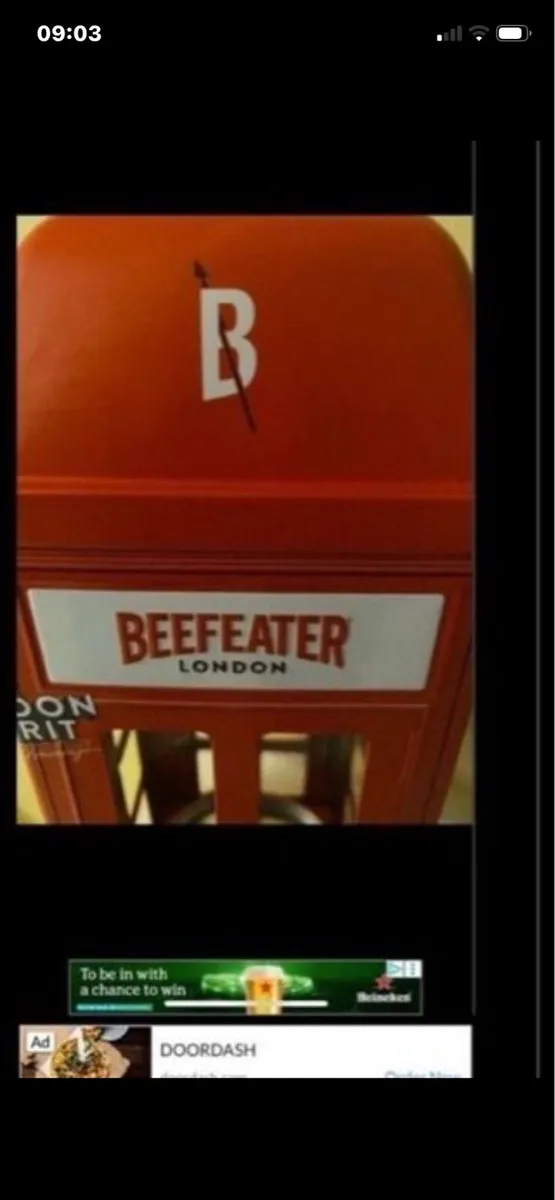 Rare Beefeater London Display Metal Box - Image 4