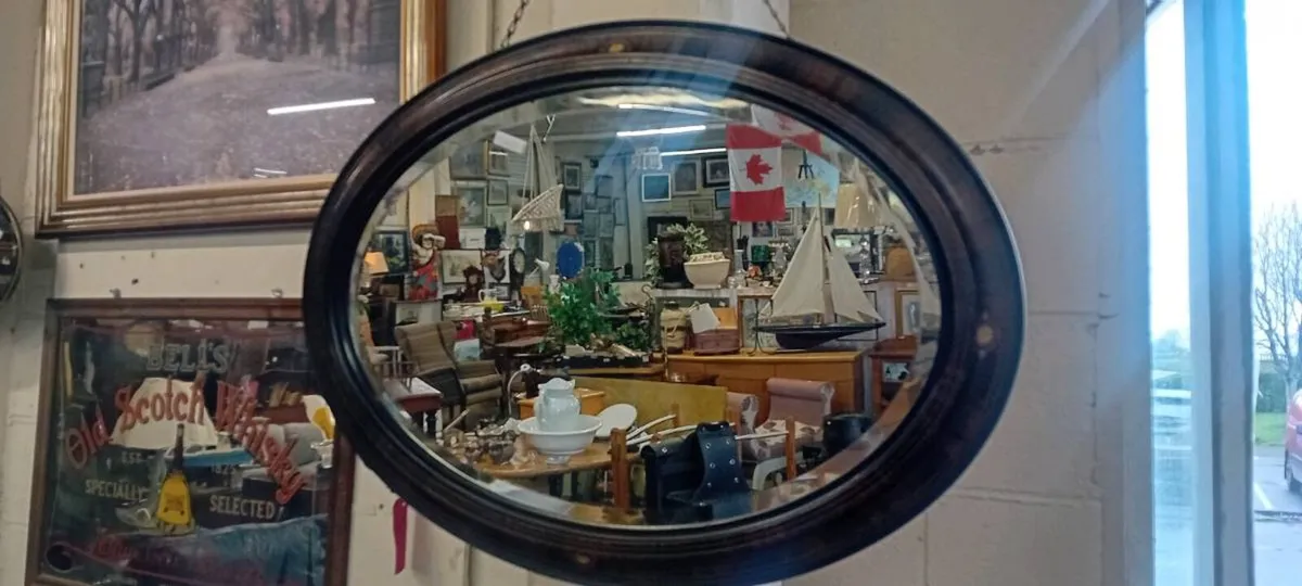 Large Art Deco Era Wall Mirror - Image 1