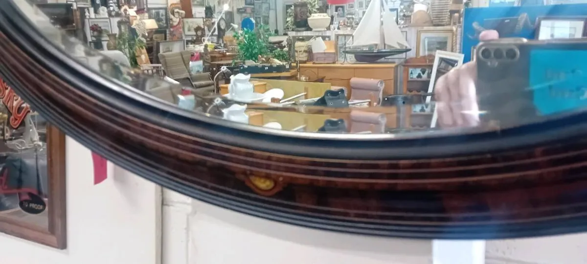 Large Art Deco Era Wall Mirror - Image 2