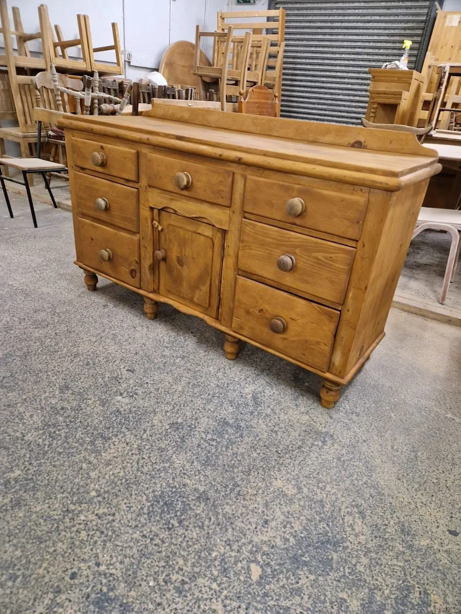 Vintage , early 1900s pine sideboard - Image 1