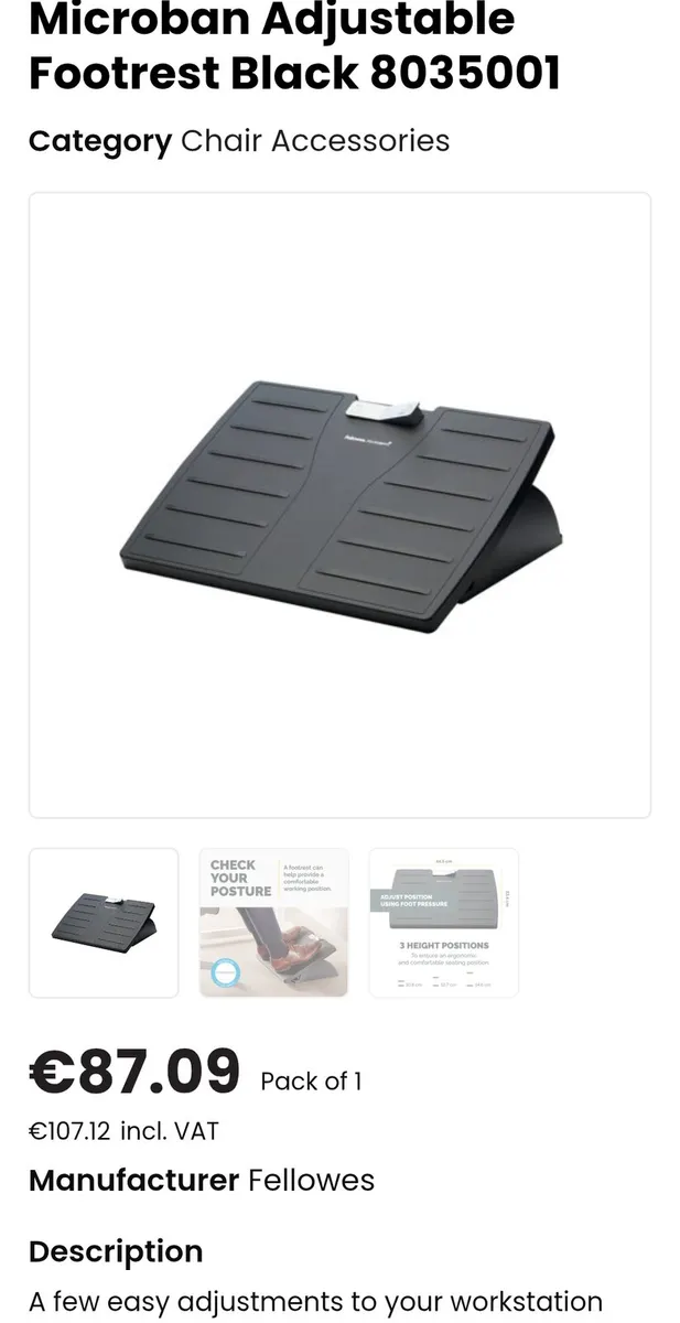 Office Footrest - Image 2