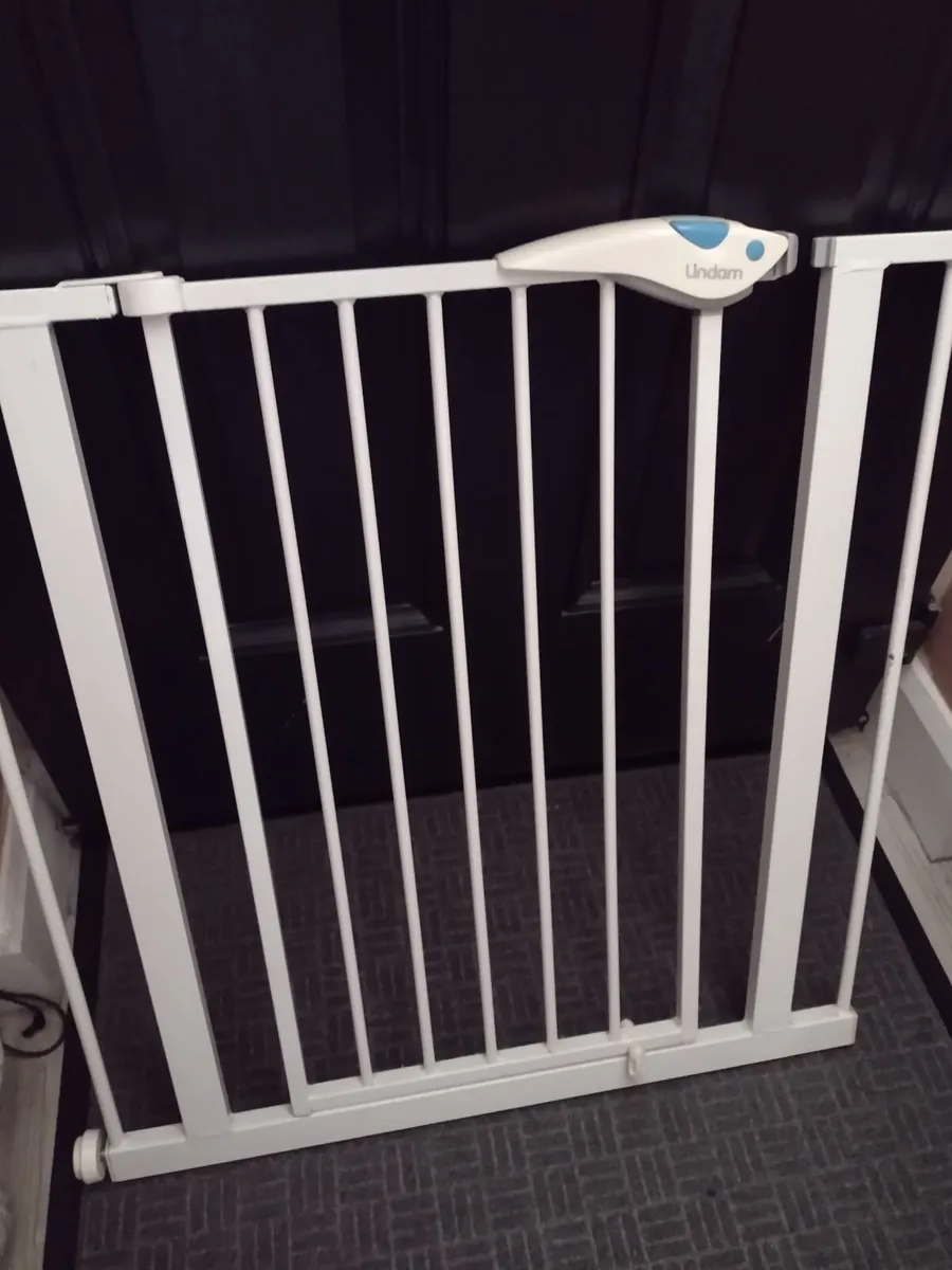 Heavy LIndam stair/door gate with tension bolts - Image 2