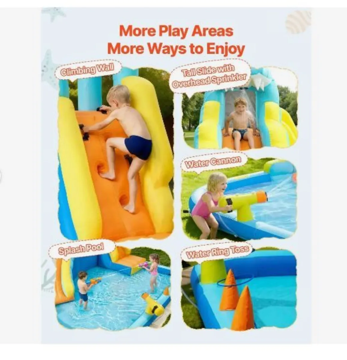 Inflatable Bounce House, 11.6 x 13.1 x 7.7 ft - Image 2