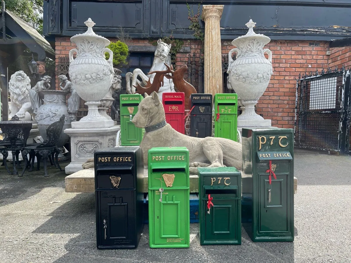 Irish post box building into wall - Image 3