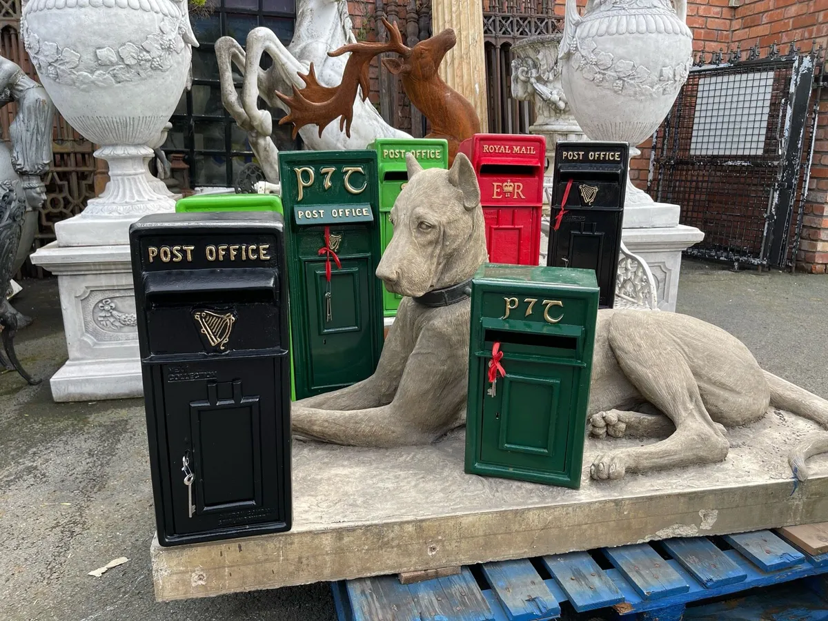 Irish post box building into wall - Image 1