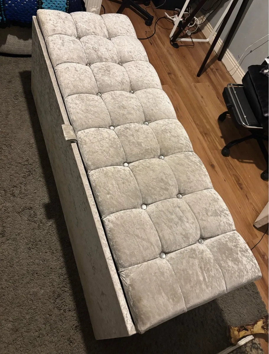 Silver Blanket Box - Image 1