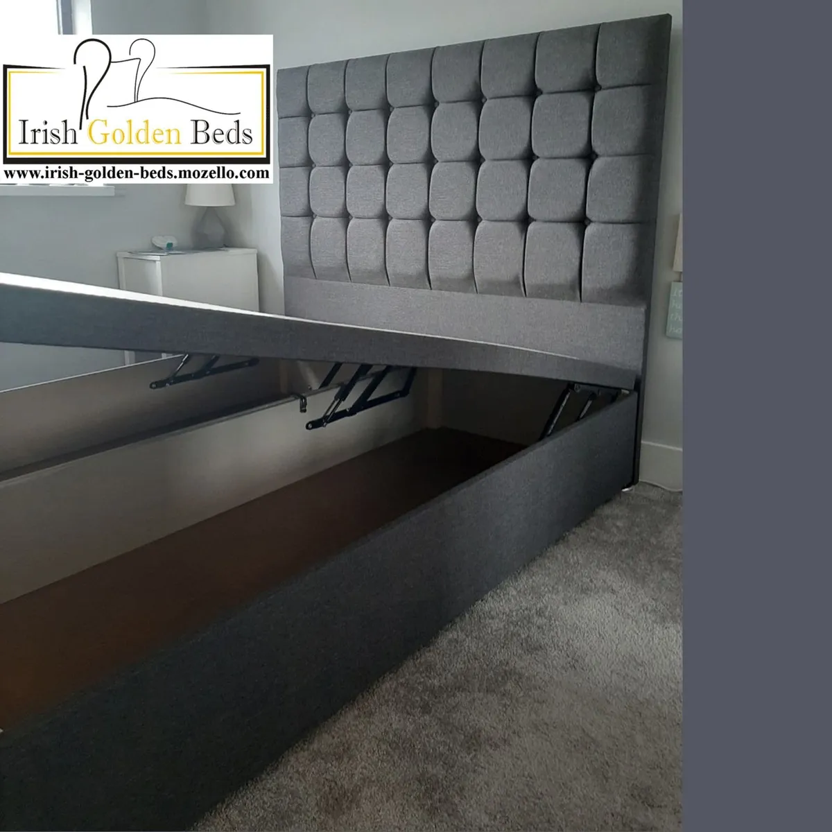 bed frame and headboard, free delivery - Image 4