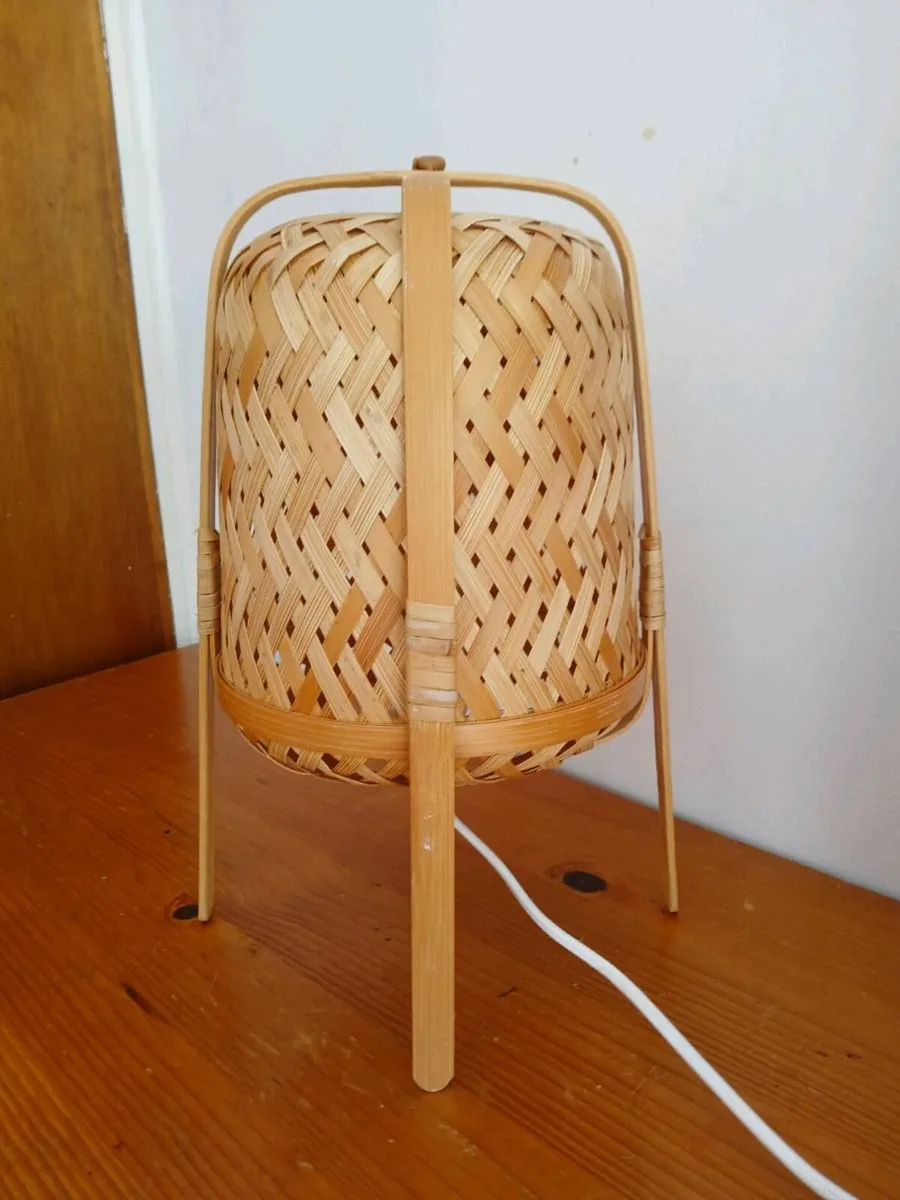 Bamboo Table Lamp KNIXHULT by IKEA